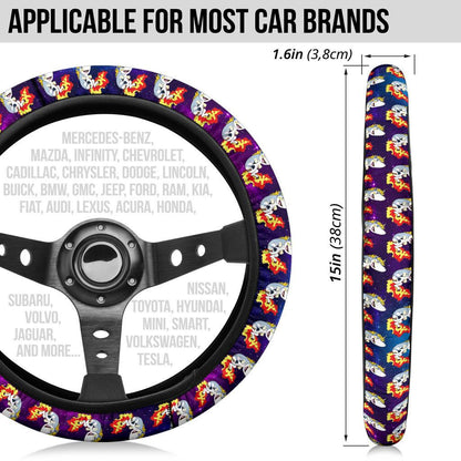 Ponyta Anime Custom Car Steering Wheel Cover
