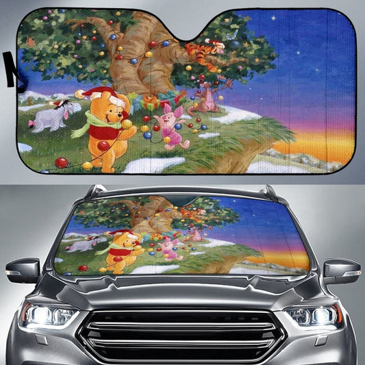 Poo And Friends Christmas Sun Shade amazing best gift ideas 2020 Universal Fit 174503