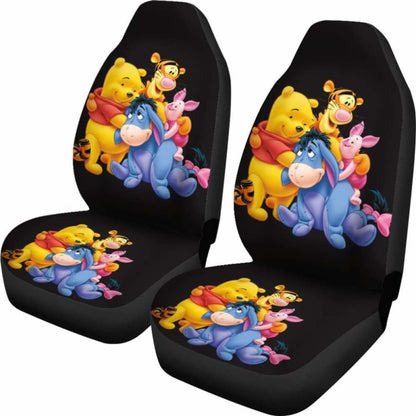 Pooh And Friend Seat Covers 101719 Universal Fit