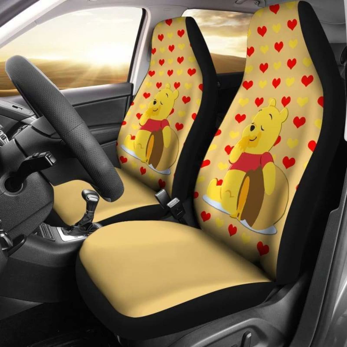Pooh Car Seat Covers Universal Fit 051312