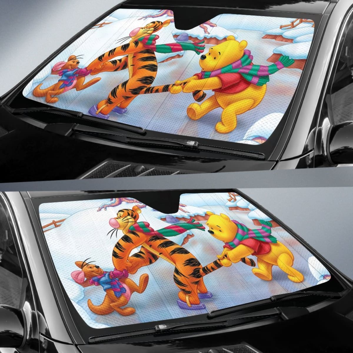 Pooh & Friends Christmas Sun Shade amazing best gift ideas 2020 Universal Fit 174503