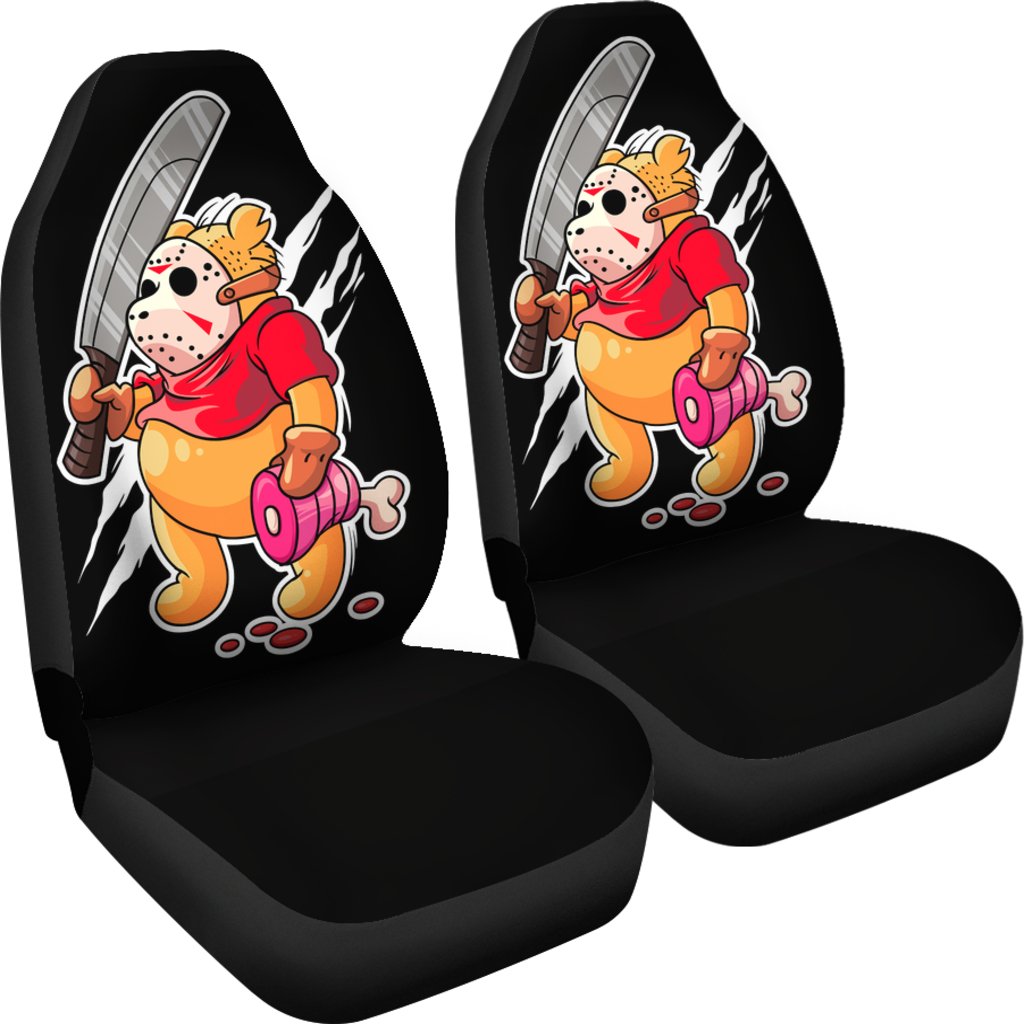 Pooh Jason Voorhees Horror Movie Car Seat Covers