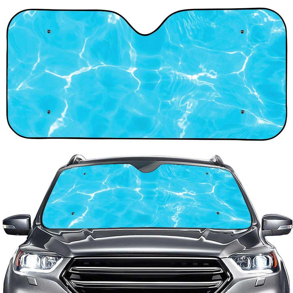 Pool Water Surface Print Car Windshield Sun Shade