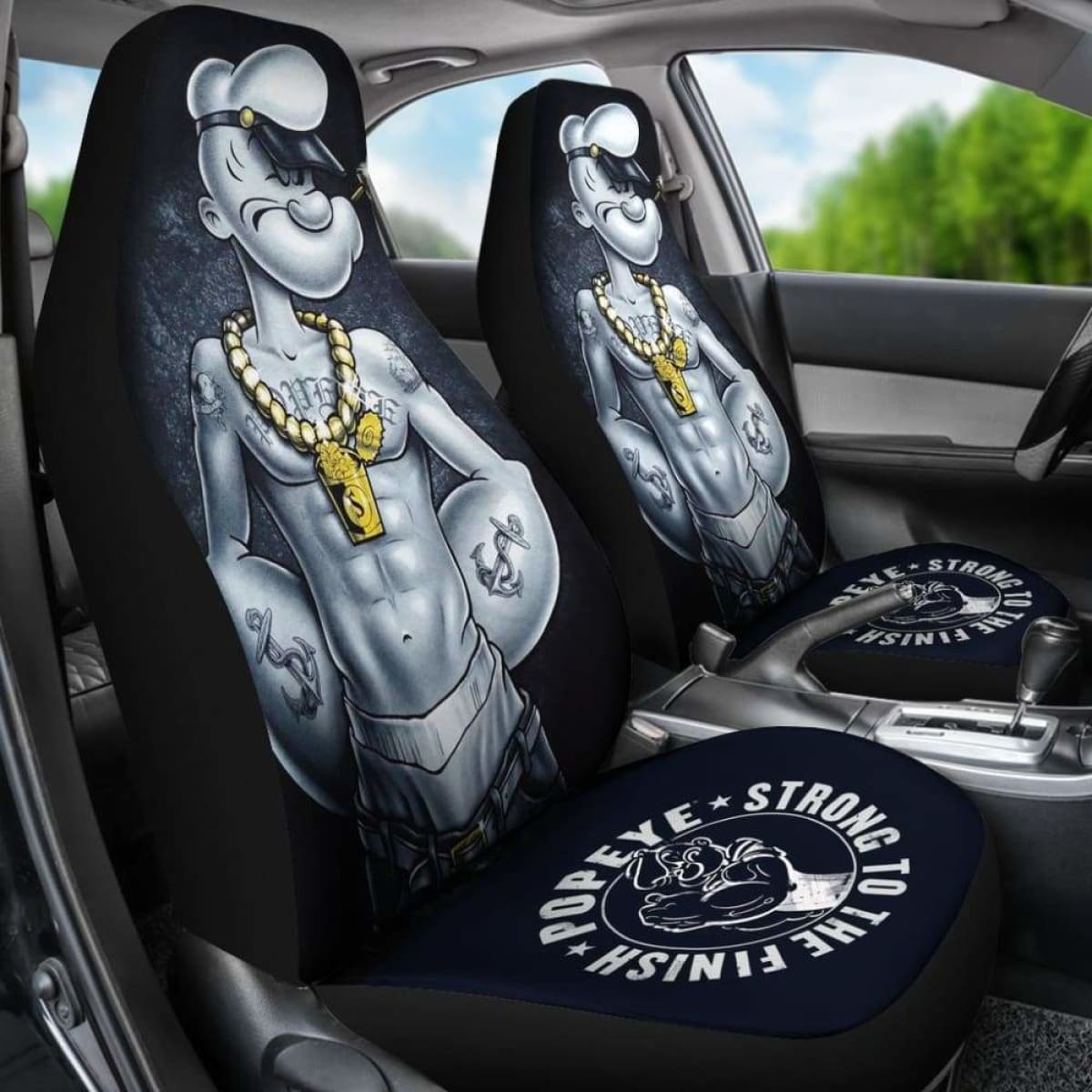 Popeye Badass Seat Covers 101719 Universal Fit