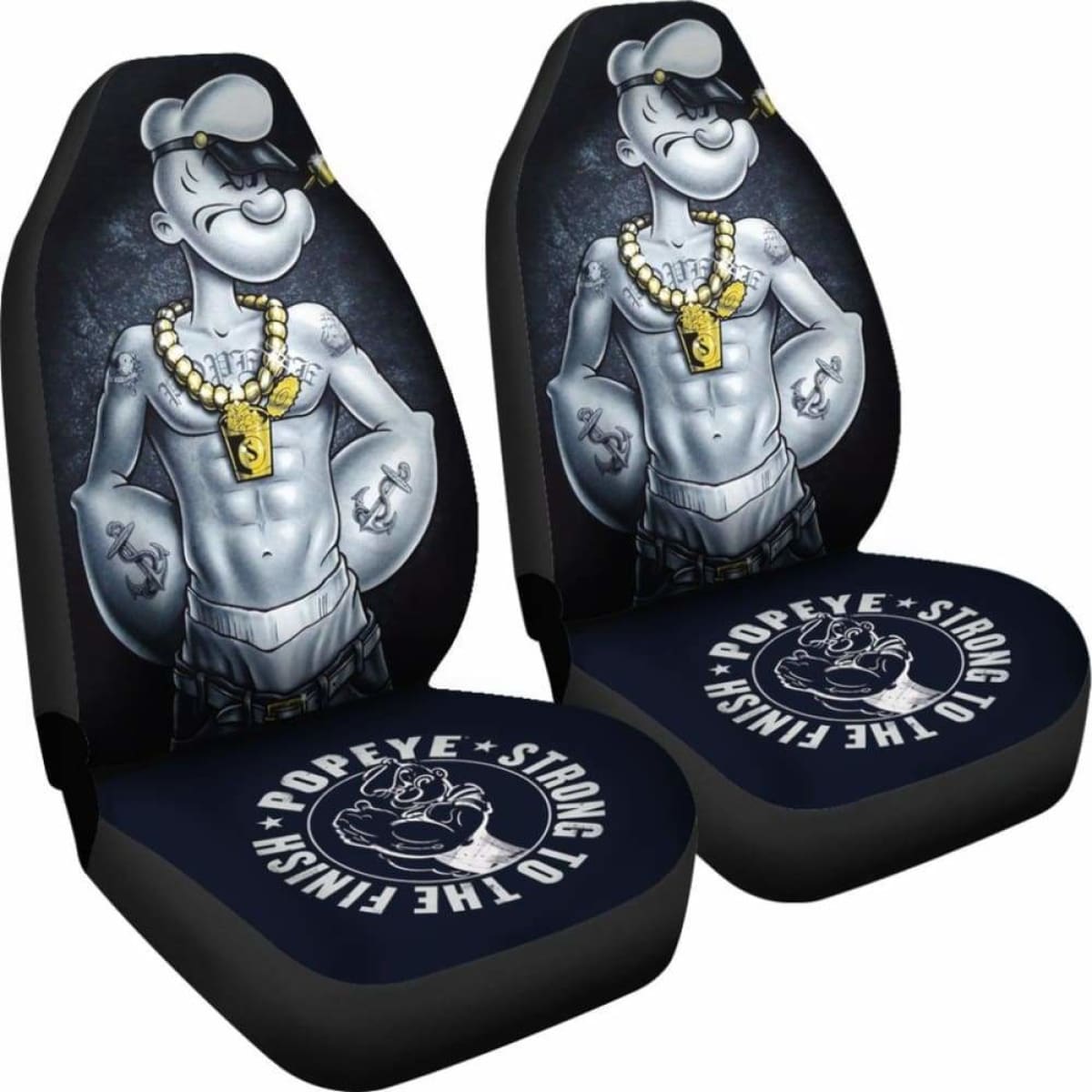 Popeye Badass Seat Covers 101719 Universal Fit