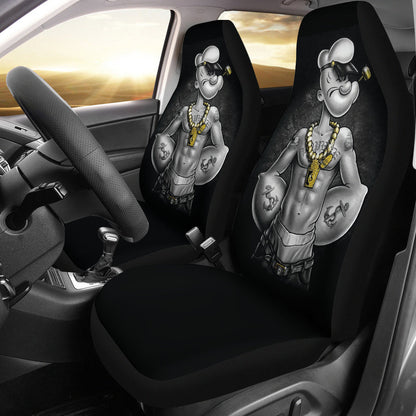 Popeye Car Seat Covers Hardcore Tattoo Car Accessories Ci221109-01