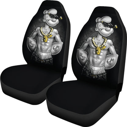 Popeye Car Seat Covers Hardcore Tattoo Car Accessories Ci221109-01