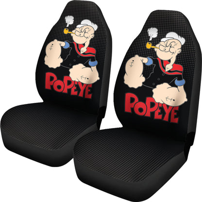 Popeye Car Seat Covers Popeye Halftone Background Car Accessories Ci221109-09