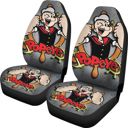 Popeye Car Seat Covers Popeye Pattern Artwork Car Accessories Ci221109-05