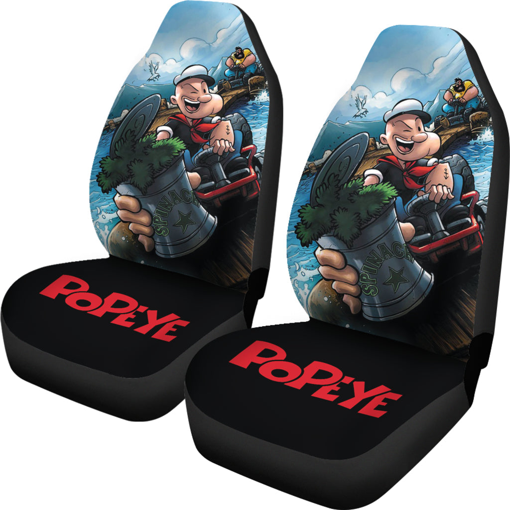 Popeye Car Seat Covers Popeye Sea Artwork Car Accessories Ci221109-04