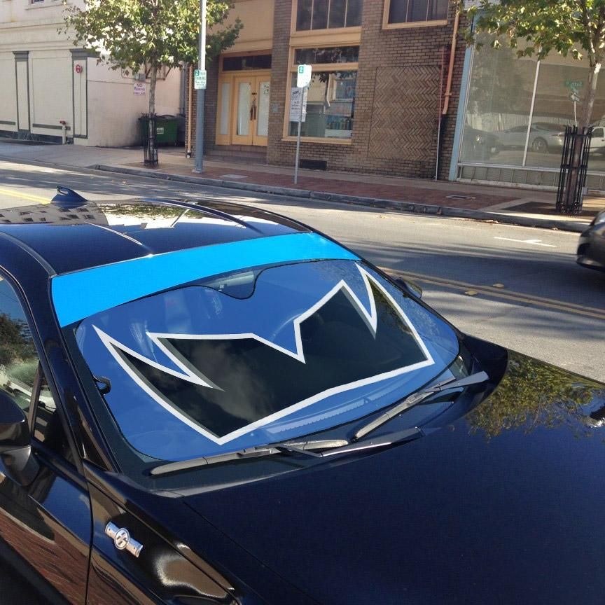 Power Rangers Dino Thunder Blue Ranger Helmet Custom Car Auto Sunshade Windshield Accessories Decor Gift