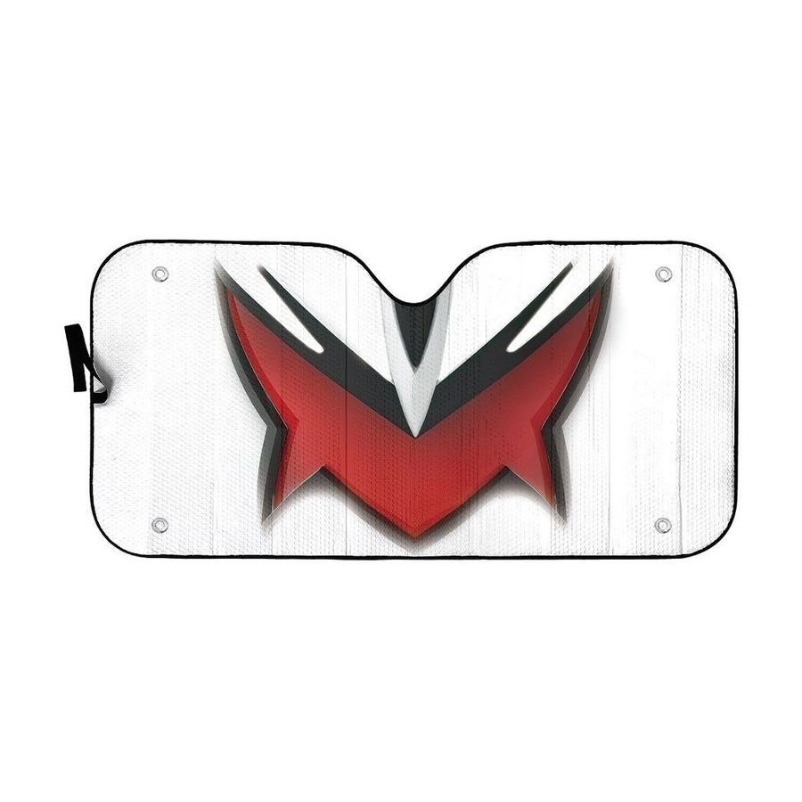 Power Rangers Dino Thunder White Ranger Helmet Custom Car Auto Sunshade Windshield Accessories Decor Gift