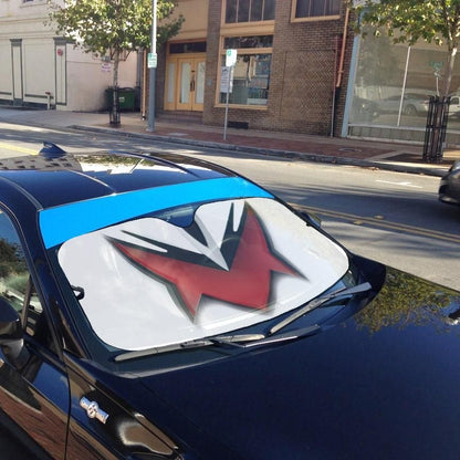 Power Rangers Dino Thunder White Ranger Helmet Custom Car Auto Sunshade Windshield Accessories Decor Gift