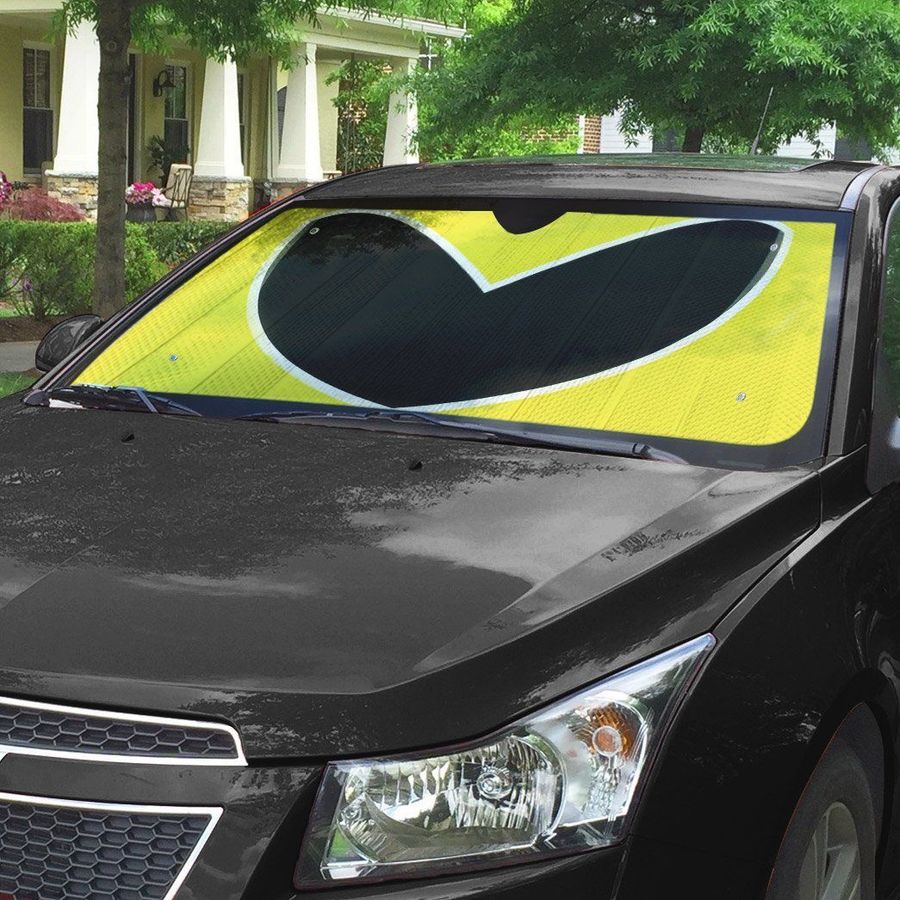 Power Rangers Dino Thunder Yellow Ranger Helmet Custom Car Auto Sunshade Windshield Accessories Decor Gift