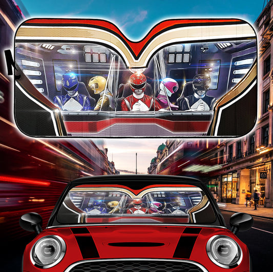 Power Rangers HD Car Auto Sunshades