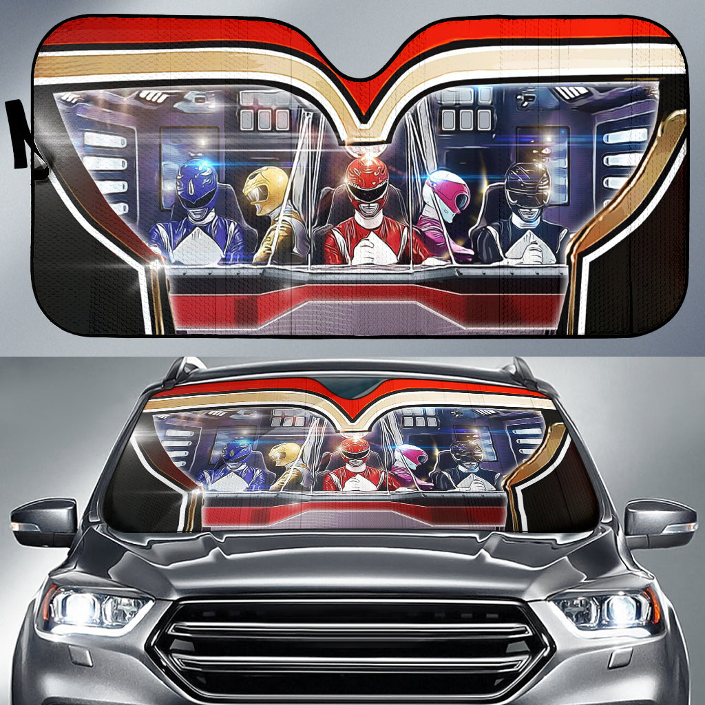 Power Rangers HD Car Auto Sunshades
