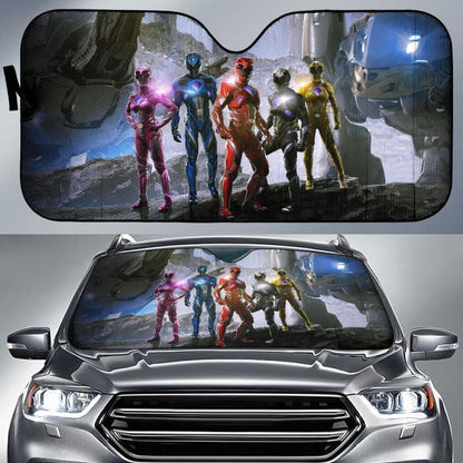 Power Rangers The Movies 3 Auto Sun Shades For Fan Mn05 Universal Fit 111204