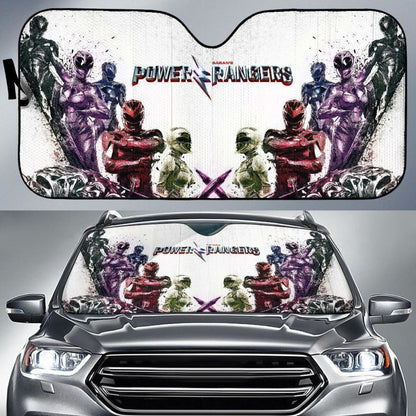 Power Rangers The Movies 4 Auto Sun Shades For Fan Mn05 Universal Fit 111204