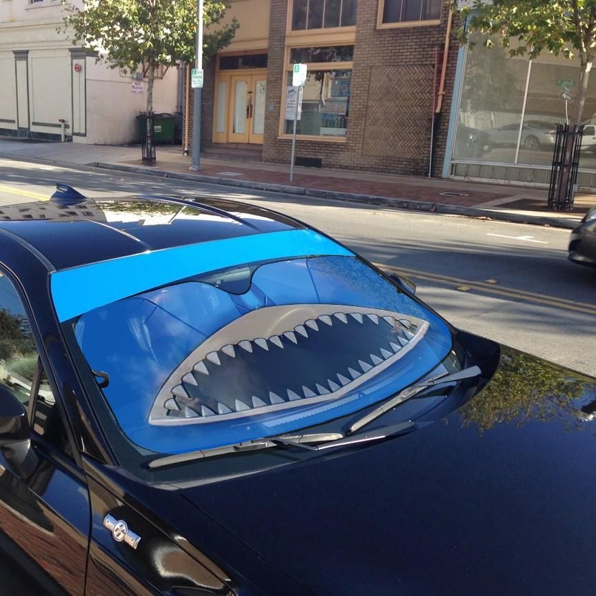 Power Rangers Wild Force Blue Ranger Custom Car Auto Sunshade Windshield Accessories Decor Gift