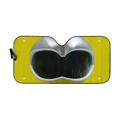 Power Rangers Wild Force Yellow Ranger Custom Car Auto Sunshade Windshield Accessories Decor Gift