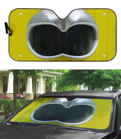 Power Rangers Wild Force Yellow Ranger Custom Car Auto Sunshade Windshield Accessories Decor Gift