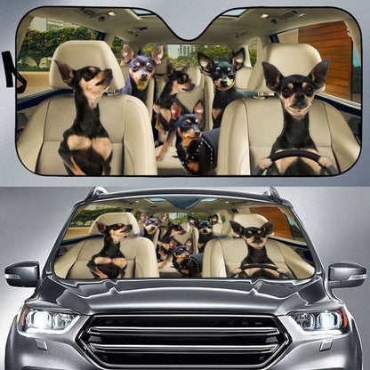 Prazsky Krysarik Car All Over Printed 3D Sun Shade