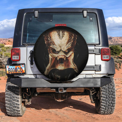 Predator Face Spare Tire Cover