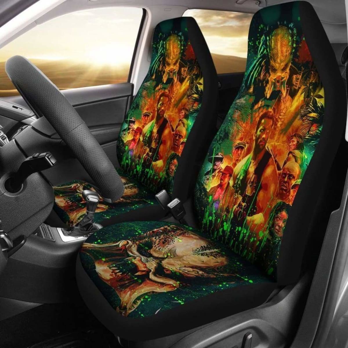 Predator The Movie Car Seat Covers Universal Fit 051012