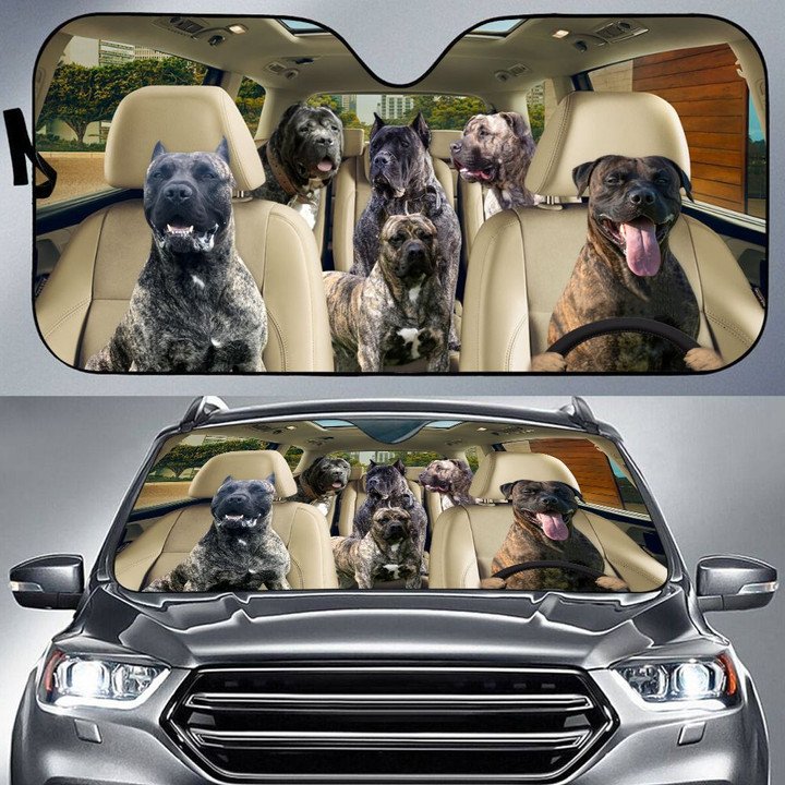 Presa Canario Car All Over Printed 3D Sun Shade