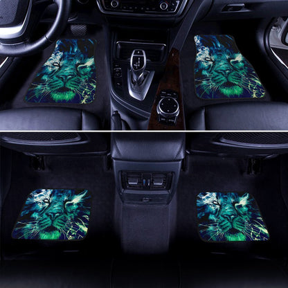 Pretty Cool Lion Car Floor Mats Custom Car Accessories Gift Idea For Dad