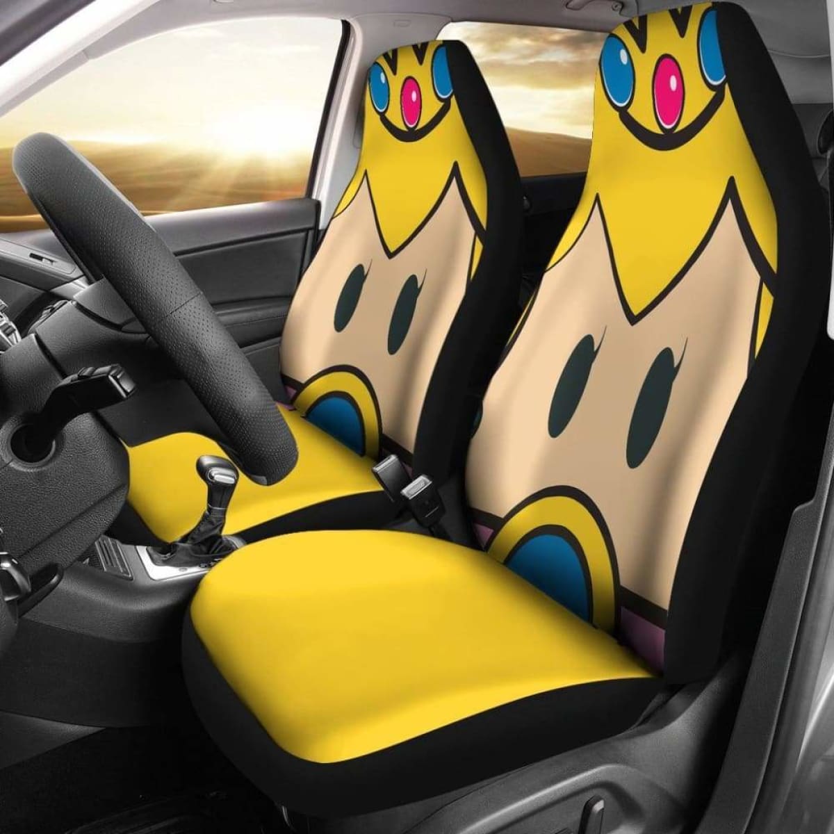 Princess Mario Car Seat Covers Universal Fit 051012