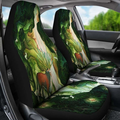 Princess Mononoke Car Seat Covers 1 Universal Fit 051012