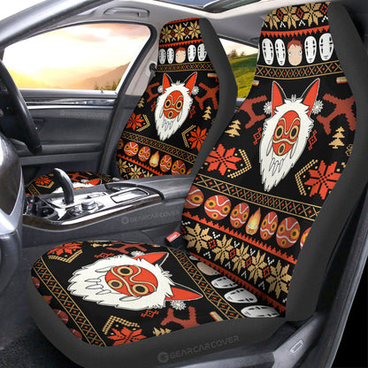 Princess Mononoke Mask Car Seat Covers Custom Car Accessories