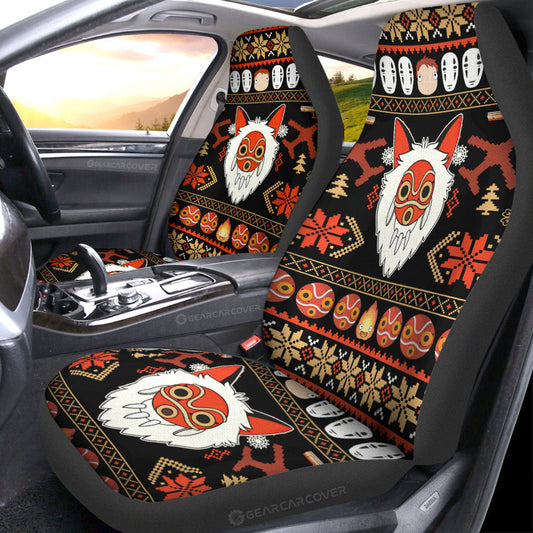 Princess Mononoke Mask Car Seat Covers Custom Car Accessories