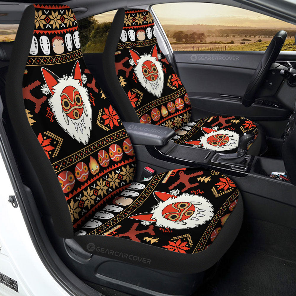 Princess Mononoke Mask Car Seat Covers Custom Car Accessories