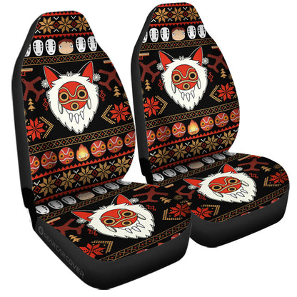 Princess Mononoke Mask Car Seat Covers Custom Car Accessories