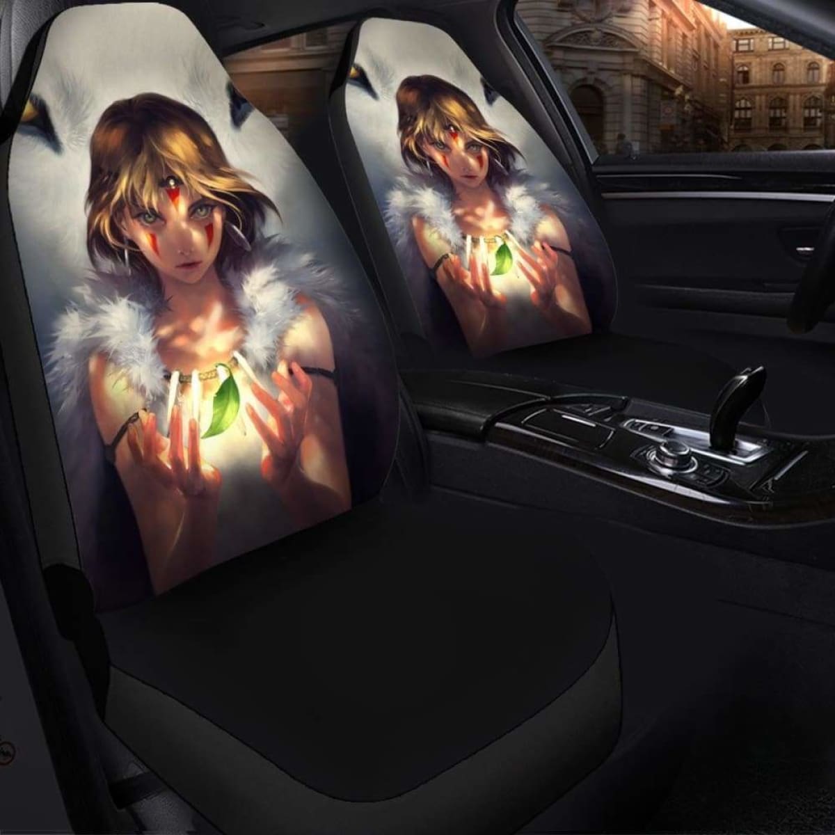 Princess Mononoke Seat Covers 101719 Universal Fit
