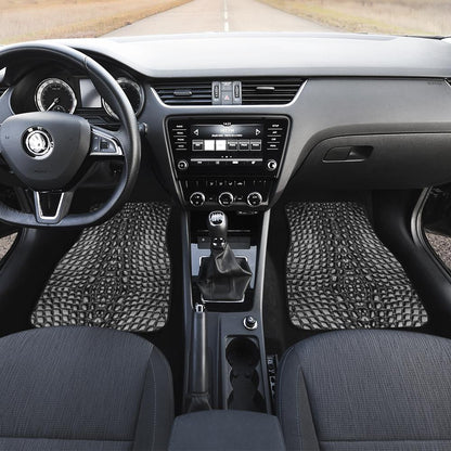 Printed Skin Crocodile Car Floor Mats Custom Animal Car Accessories