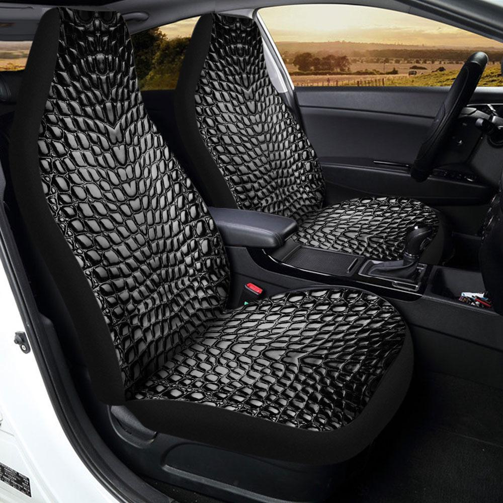Printed Skin Crocodile Car Seat Covers Custom Animal Car Accessories