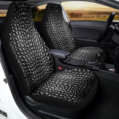 Printed Skin Crocodile Car Seat Covers Custom Animal Car Accessories