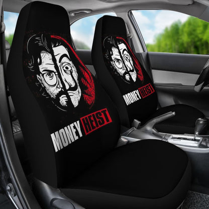 Professor Art Car Seat Covers Money Heist Movie Fan Gift H051520 Universal Fit 072323