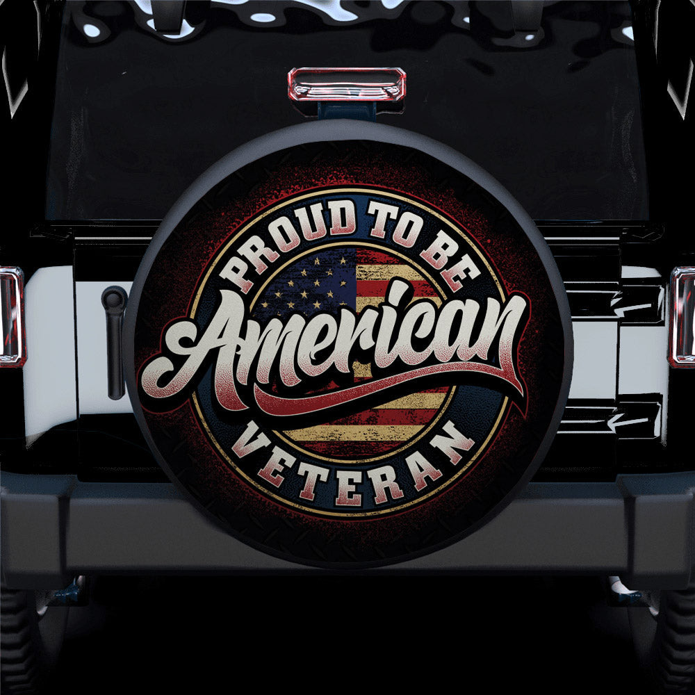 Proud To Be American Car Spare Tire Cover