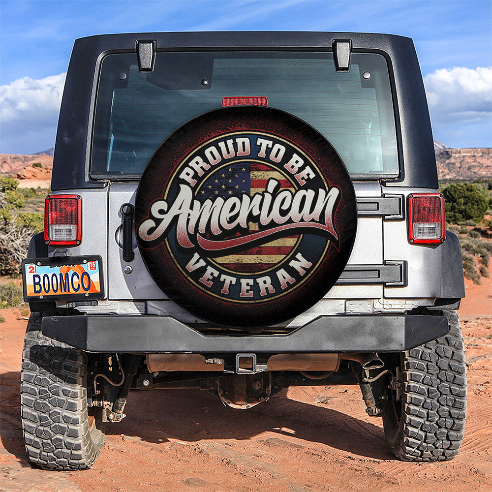 Proud To Be American Car Spare Tire Cover