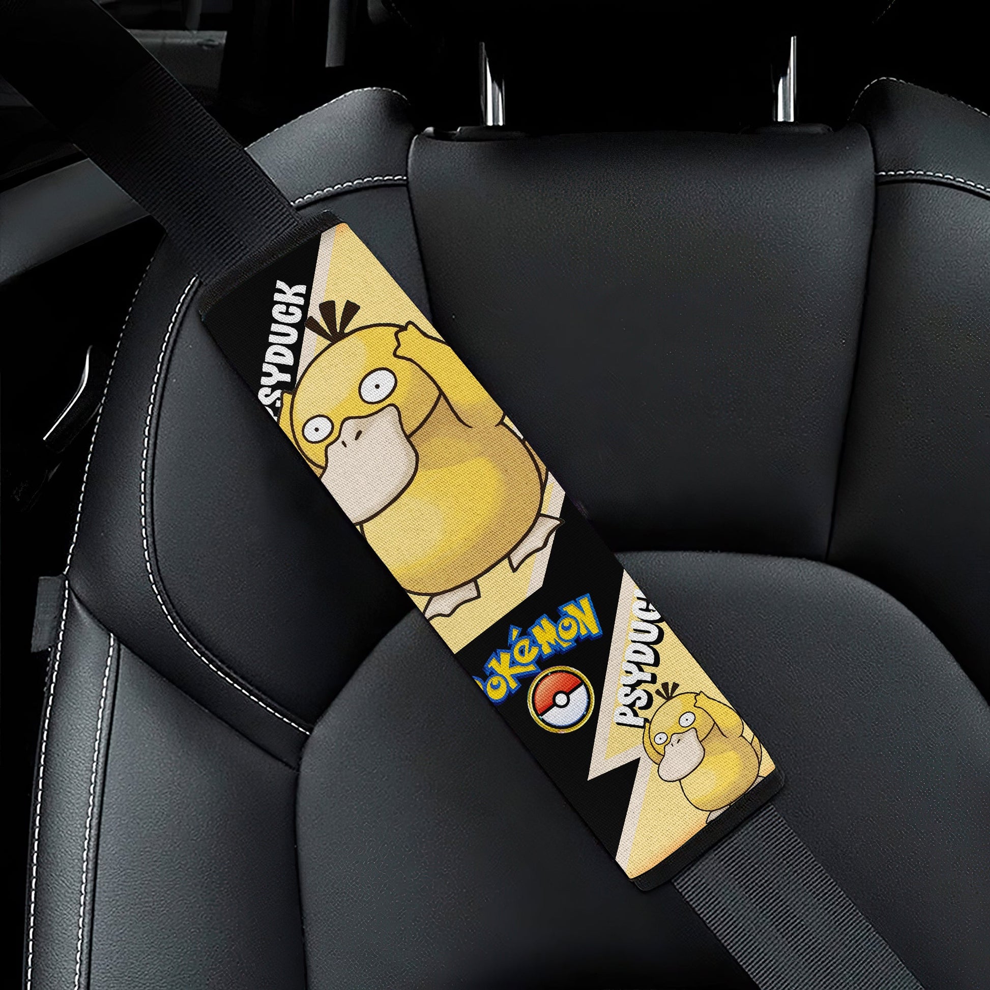Psyduck car seat belt covers Anime Custom Car Accessories