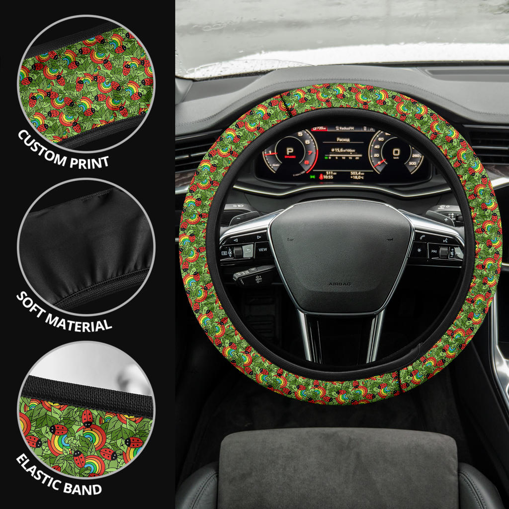 Pub Insect Premium Car Steering Wheel Cover