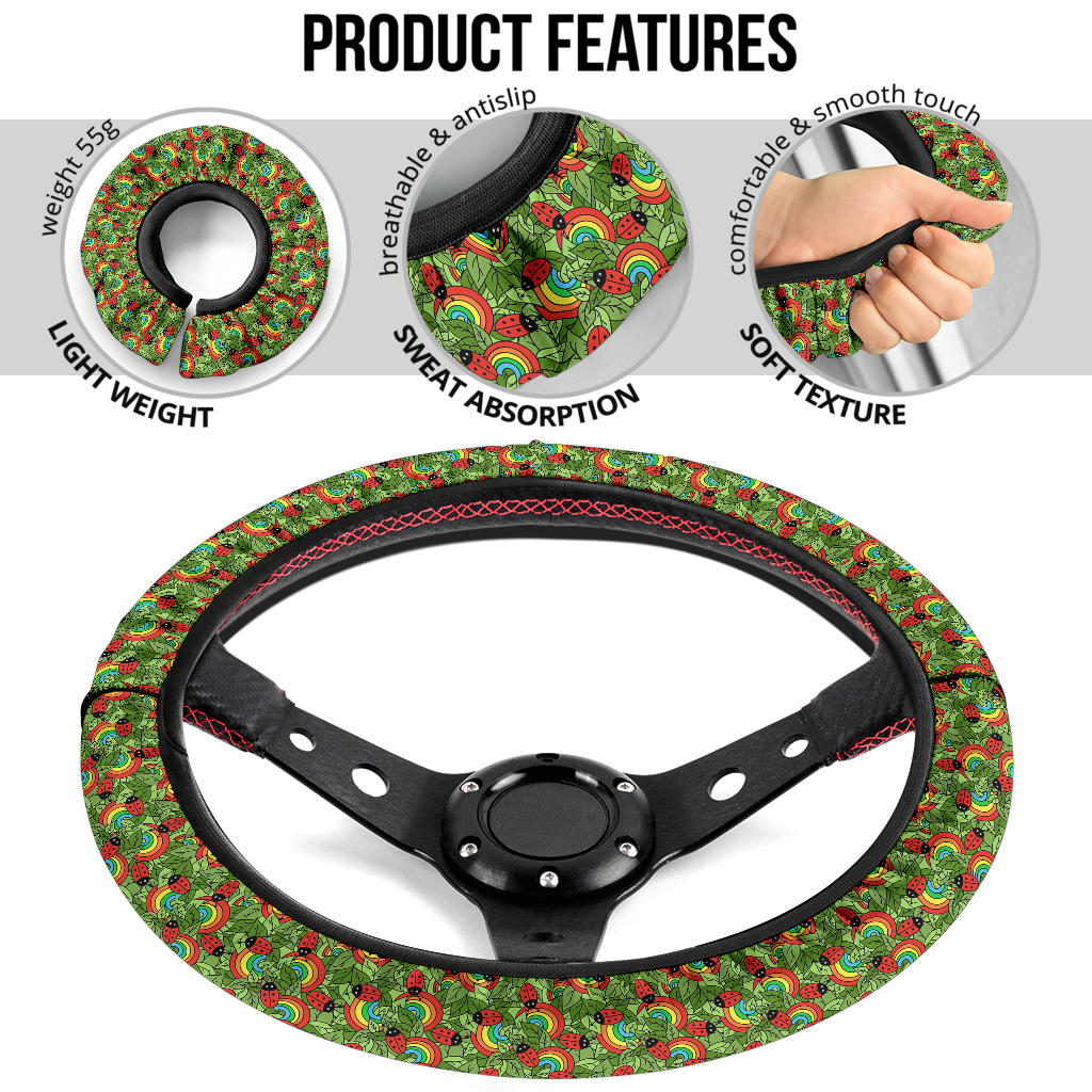 Pub Insect Premium Car Steering Wheel Cover