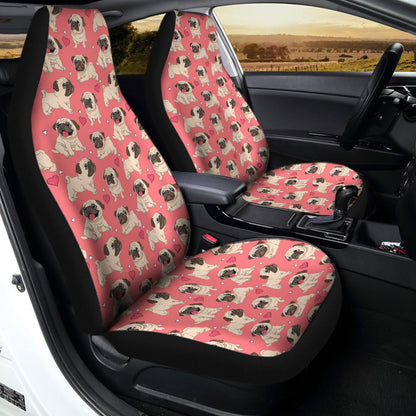 Pug Car Seat Covers Funny Custom For Girl