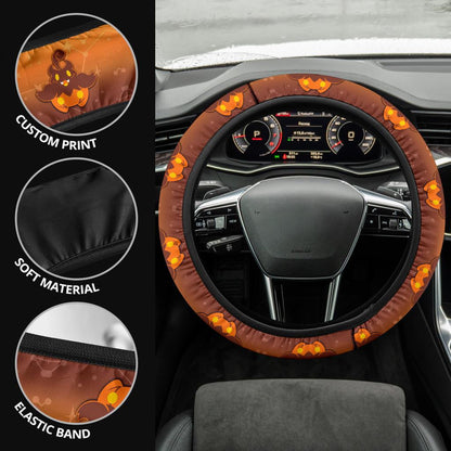 Pumpkaboo Car Steering Wheel Cover
