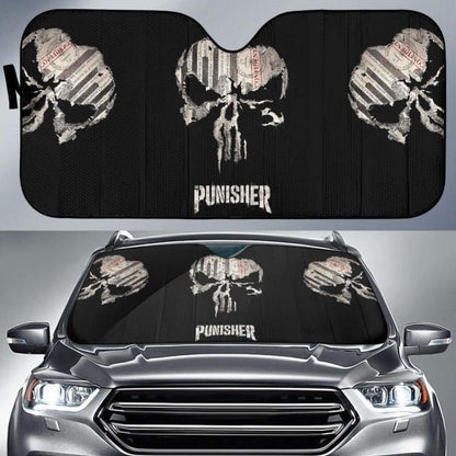 Punisher Car Auto Sun Shade 211626 Universal Fit