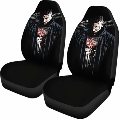 Punisher Cool Movie Action Car Seat Covers Universal Fit 051012